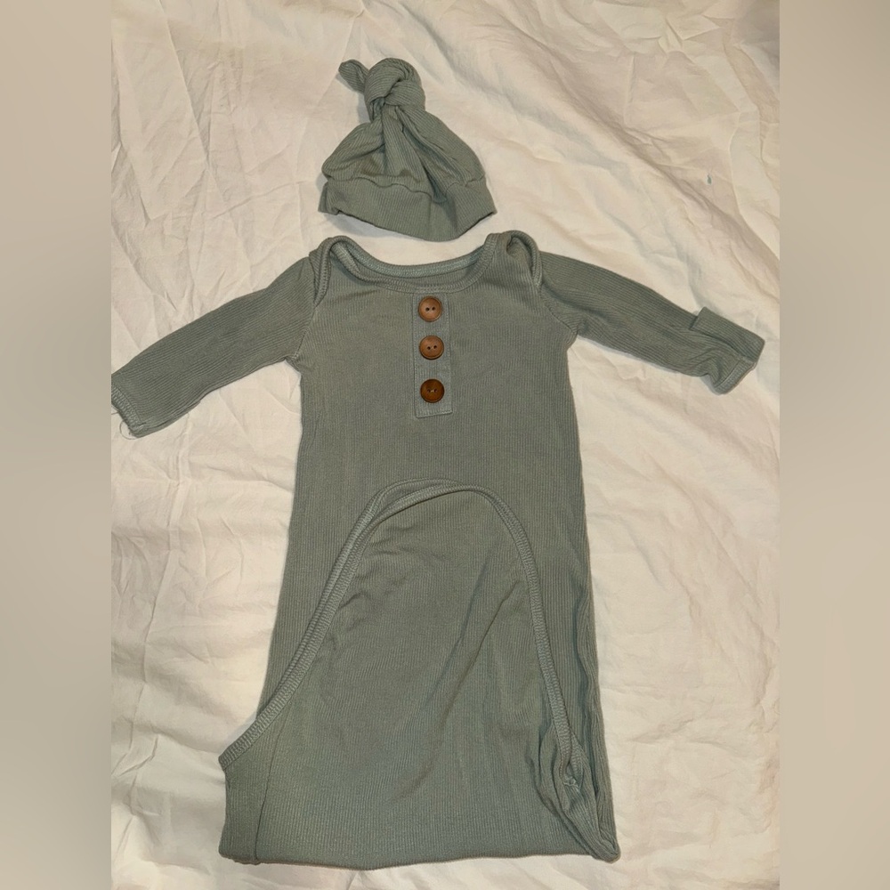 Caden Lane baby gown